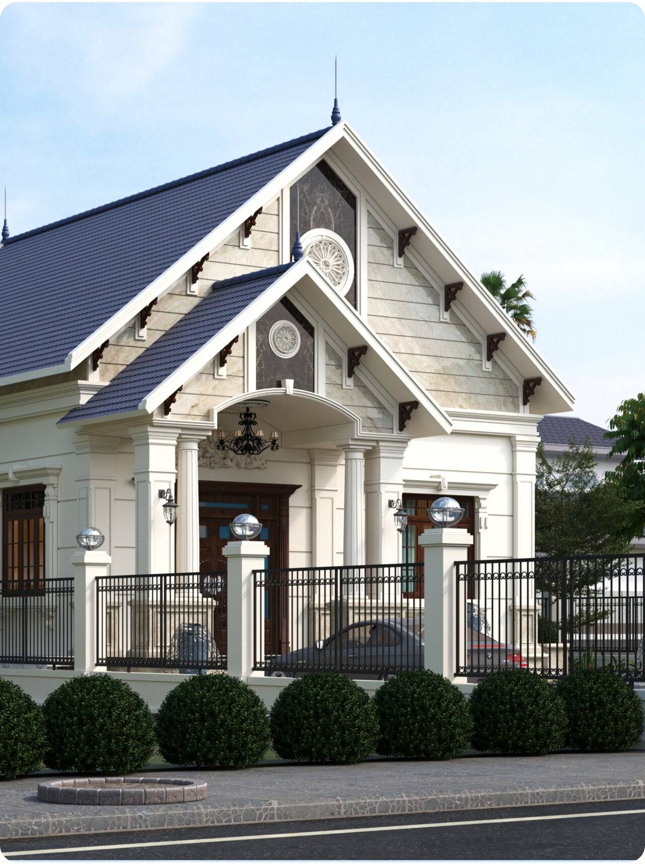 Dự án biệt thự chị Hà - Thái Bình